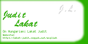 judit lakat business card